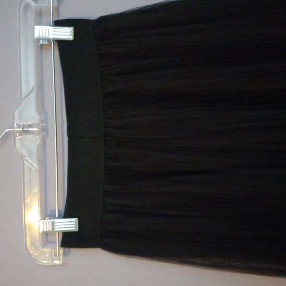 Cecil Mcbee Black Mesh Midi Skirt - Picture 5 of 5